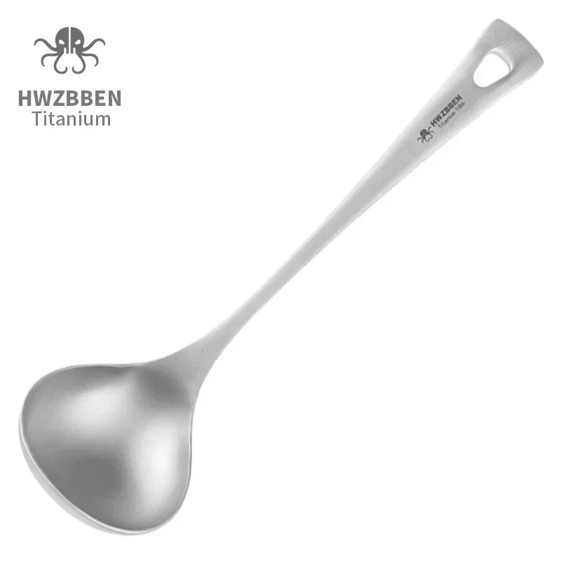 Camping Cooking System - HWZBBEN Outdoor tytanowe łyżki do zupy
