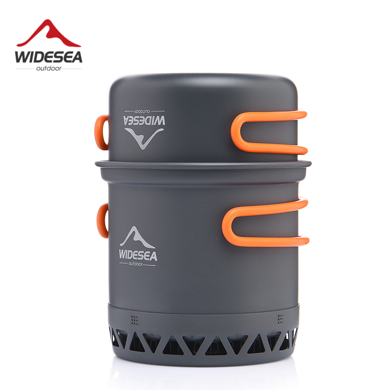 Camping Cooking Bundle - Widesea garnek kempingowy 1.3L 2.3L naczynia