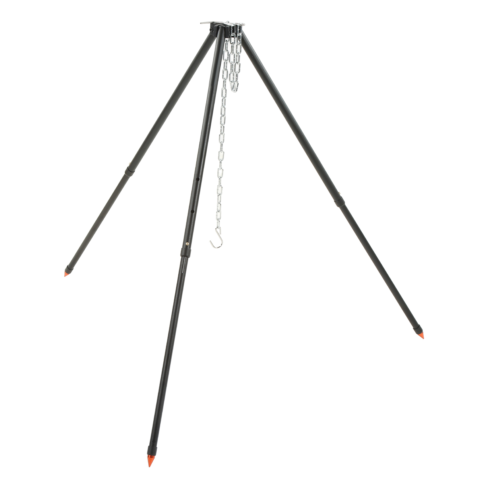 Camping Cooking Tripod - Statyw Kempingowy z Regulowaną Wysokością, Ochraniaczami