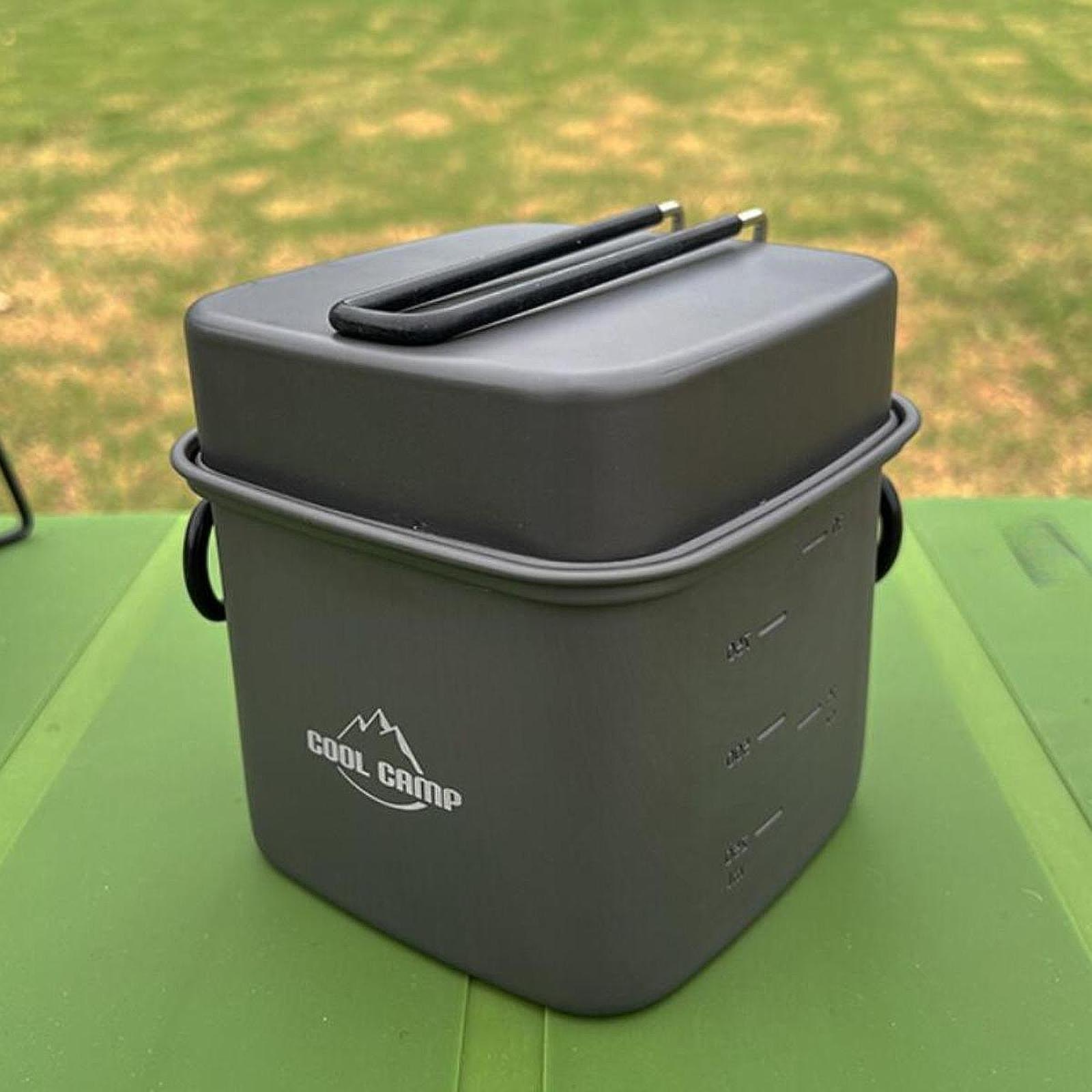 Camping Cooking Sets - Zestaw naczyń kempingowych Patelnia Podróżna Lekka