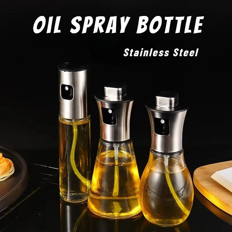 Camping Cooking Oil Container - 1 szt. Butelka ze stali nierdzewnej