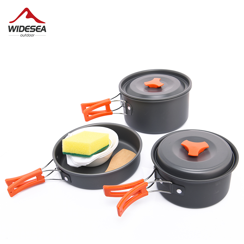 Camping Cooking Bundle - Widesea Camping Outdoor Cookware Set Zastawa