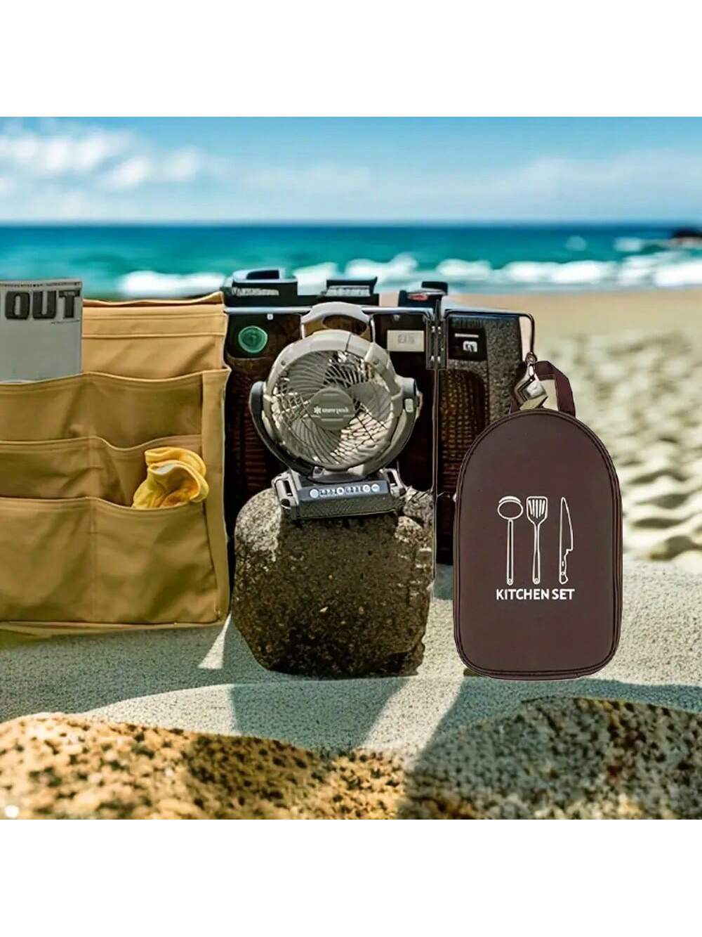 Outdoor Camping Cookware Stora – Camping Cooking Utensil Bag recenzja i cena