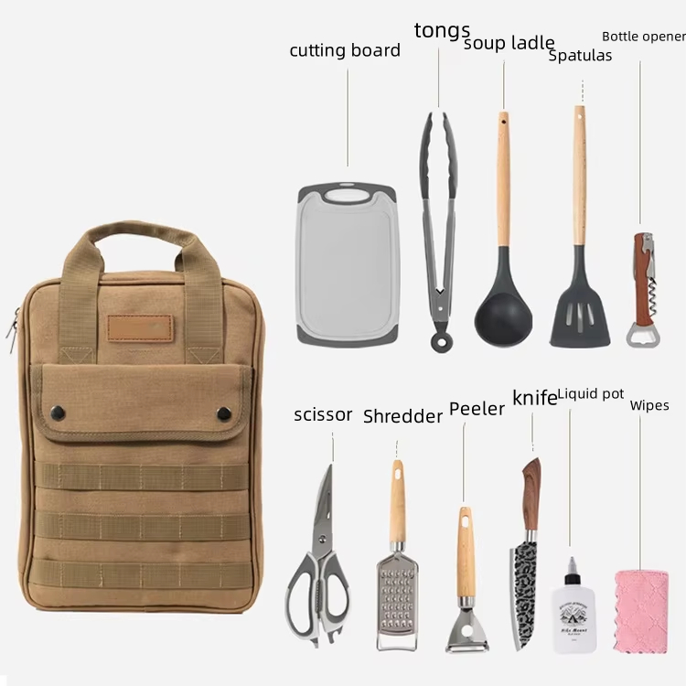 Zestaw akcesoriów do gotowania – Camping Cooking Utensil Bag recenzja i cena