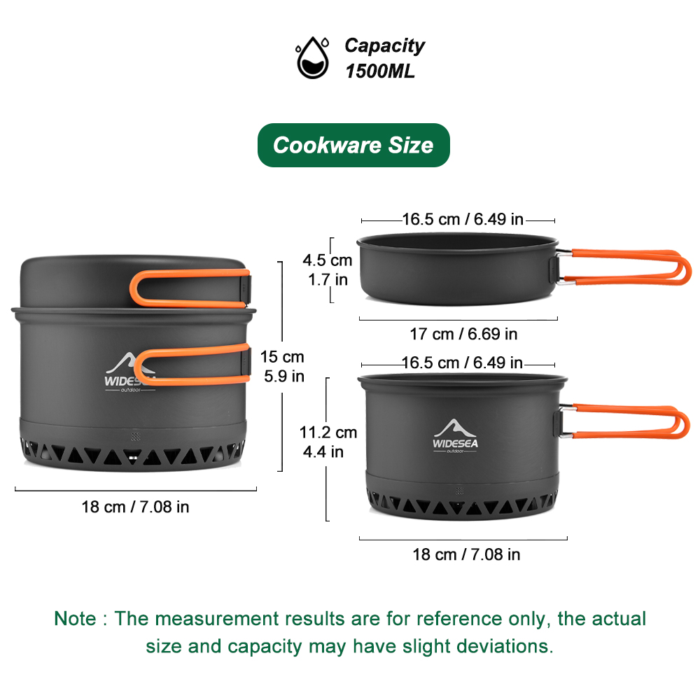 Zestaw naczyń kempingowych, na – Camping Cooking Sets recenzja i cena