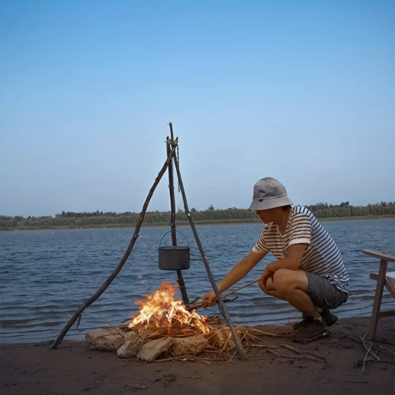 Przenośny, rozkładany stojak t – Camping Cooking Tripod recenzja i cena