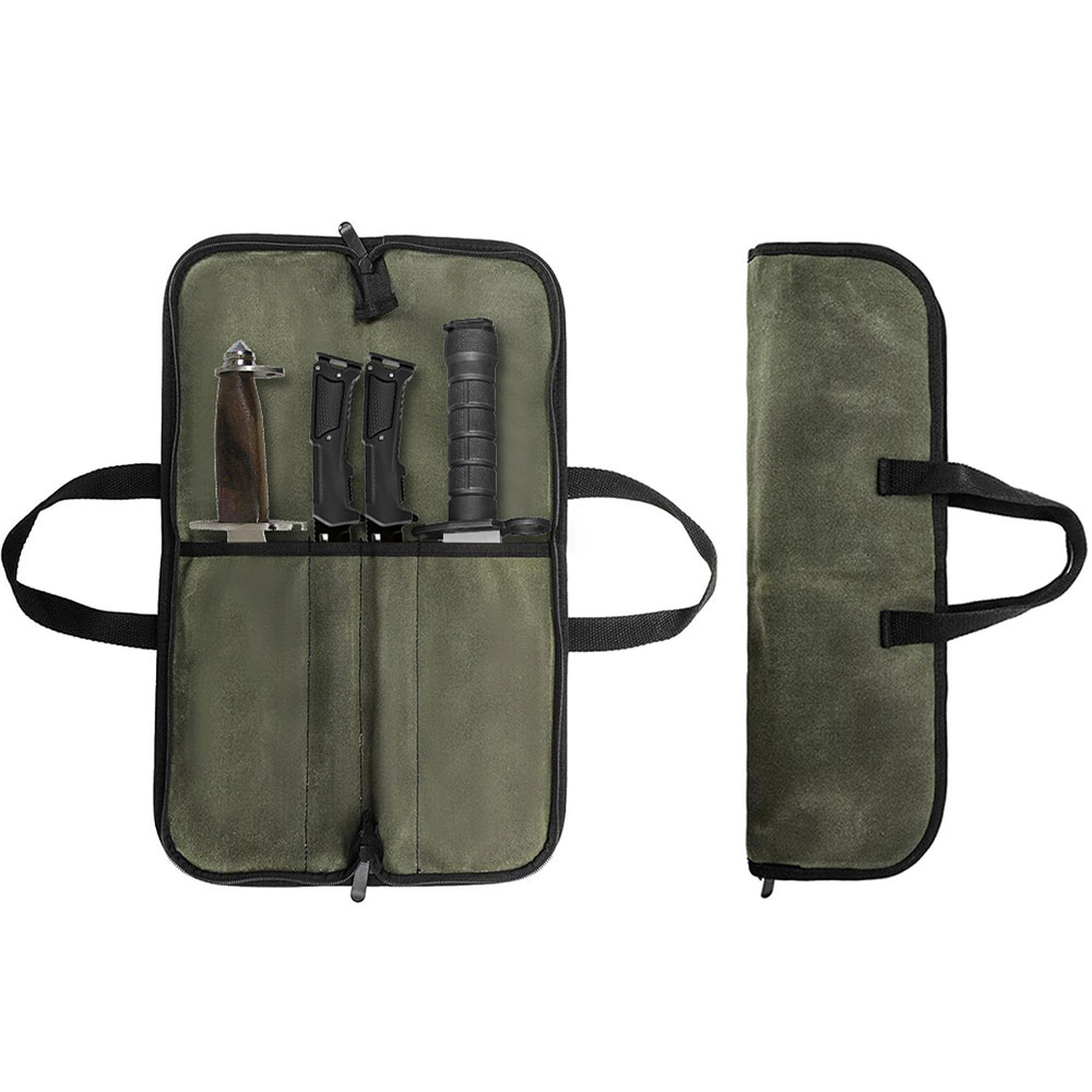 Torba na noże z woskowanego pł – Camping Cooking Rack recenzja i cena
