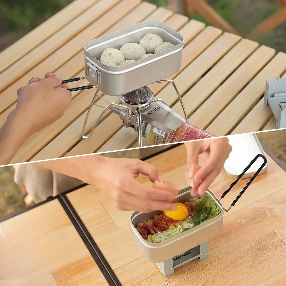 Pojemniki aluminiowe na lunch  – Camping Cooking And Eating recenzja i cena