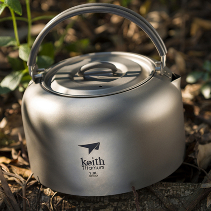 Czajnik tytanowy Keith 1L, szt – Camping Cooking System recenzja i cena