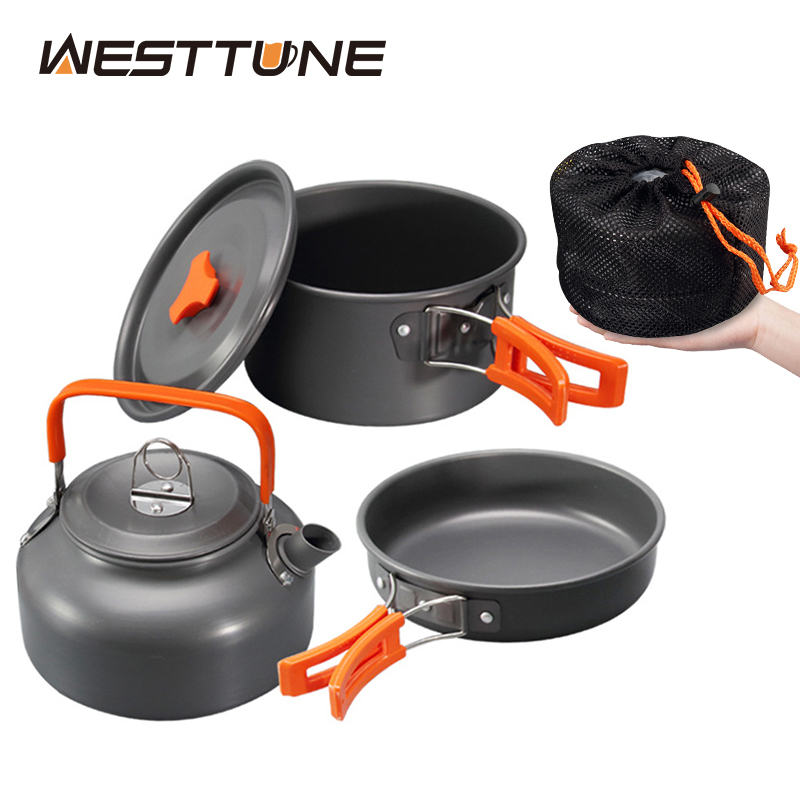 WESTTUNE Zestaw naczyń kemping – Camping Cooking And Eating recenzja i cena