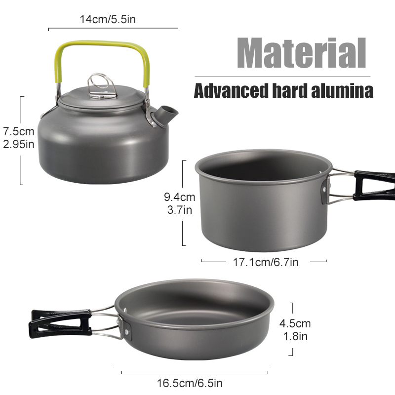 WESTTUNE Zestaw naczyń kemping – Camping Cooking And Eating recenzja i cena