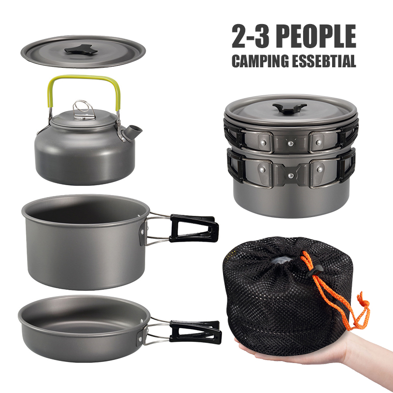 WESTTUNE Zestaw naczyń kemping – Camping Cooking And Eating recenzja i cena