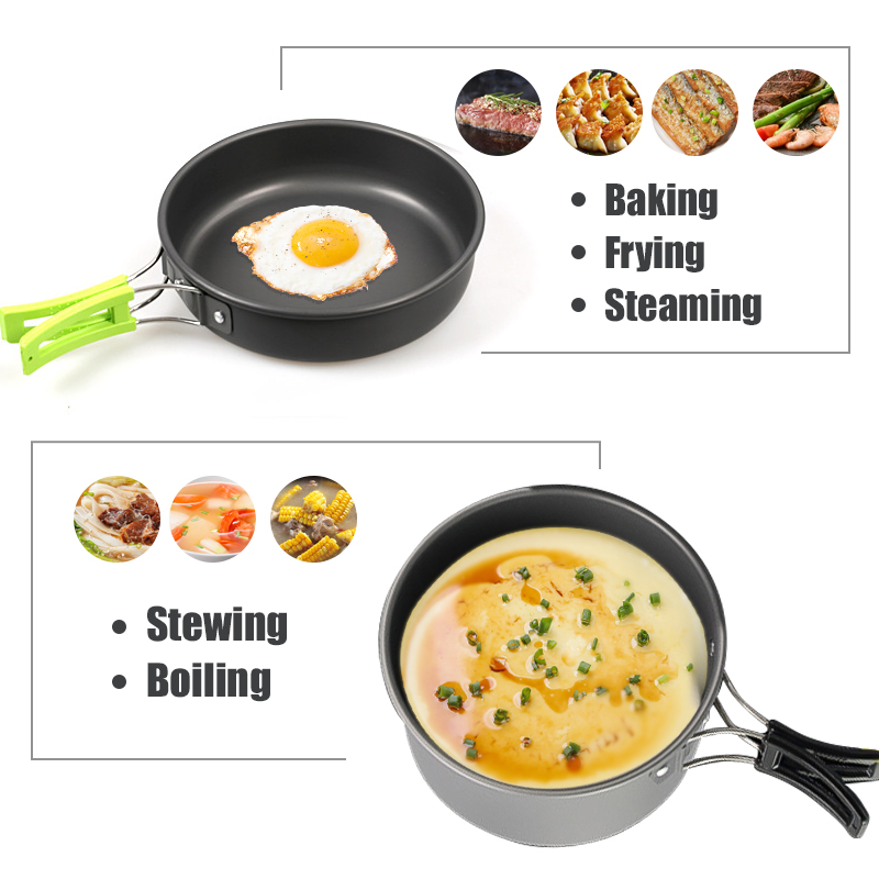 WESTTUNE Zestaw naczyń kemping – Camping Cooking And Eating recenzja i cena