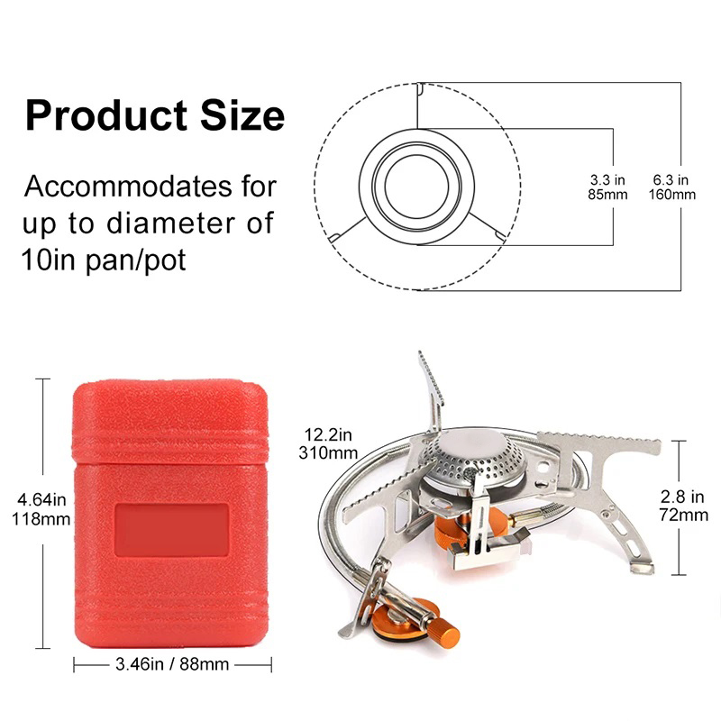 Kempingowa kuchenka gazowa Prz – Camping Cooking System recenzja i cena