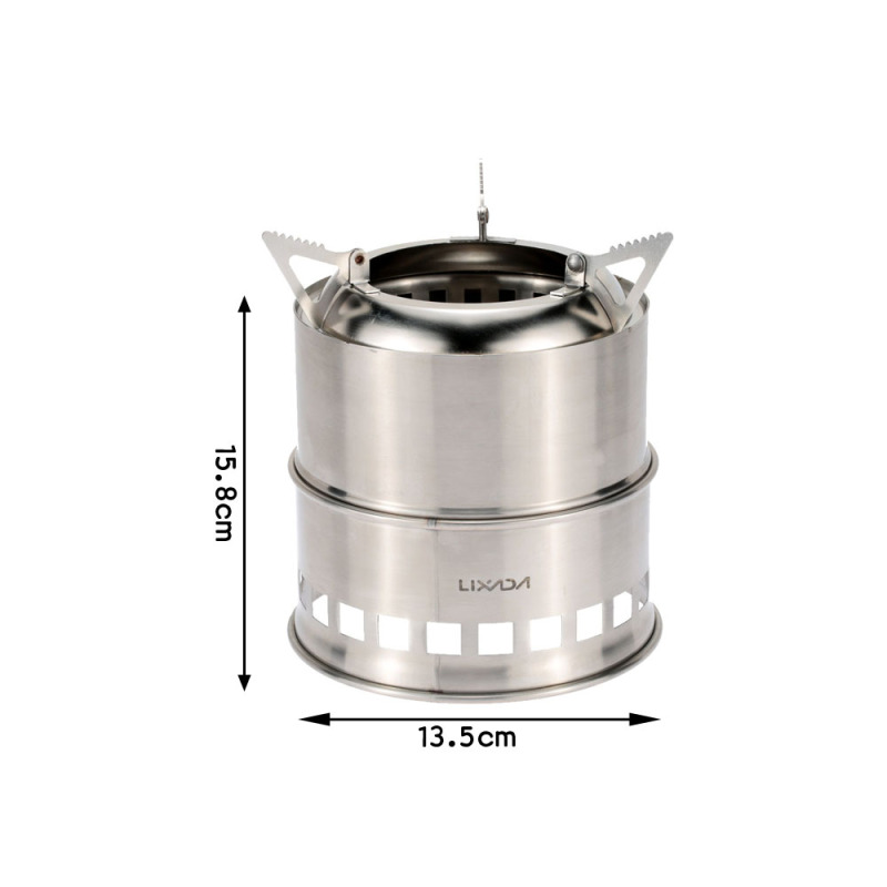 Lixada Piec na drewno ze stali – Camping Cooking System recenzja i cena