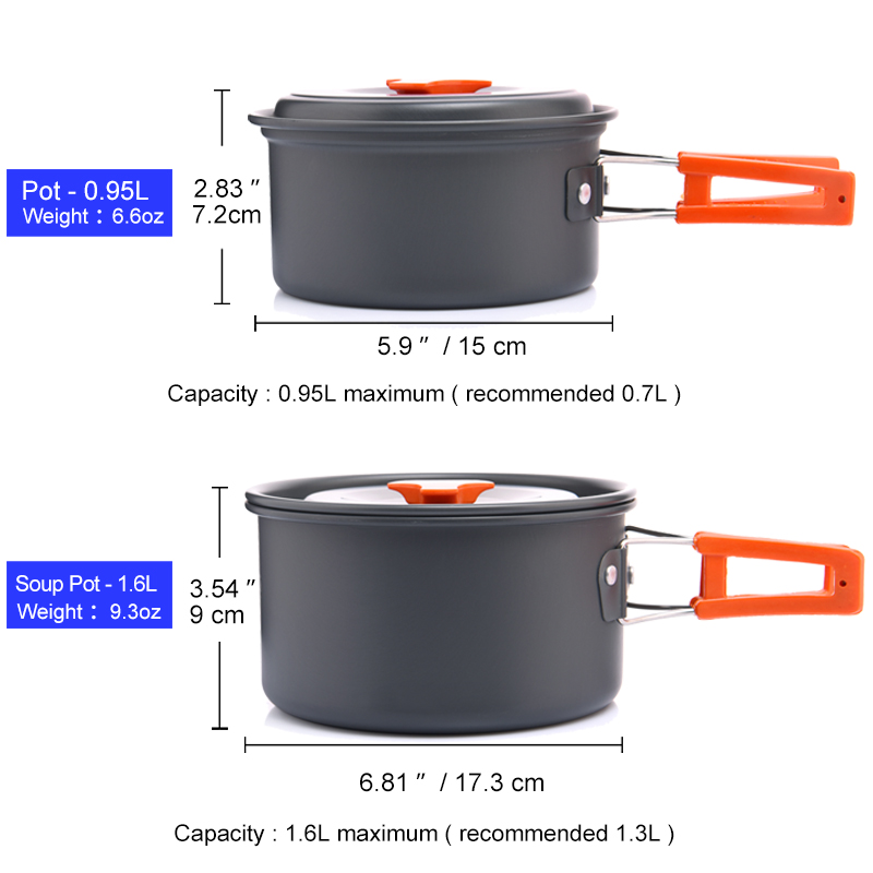 Widesea Camping Outdoor Cookwa – Camping Cooking Bundle recenzja i cena