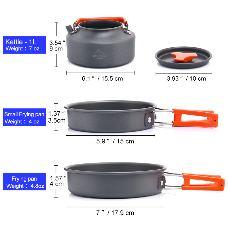 Widesea Camping Outdoor Cookwa – Camping Cooking Bundle recenzja i cena