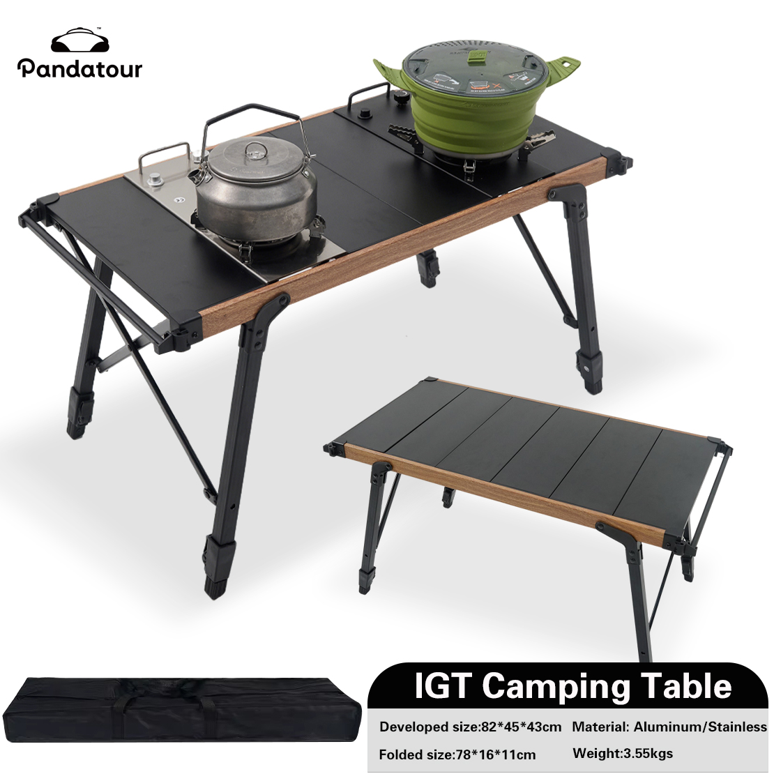 Stół kempingowy Pandatour IGT, – Camping Cooking Plate recenzja i cena