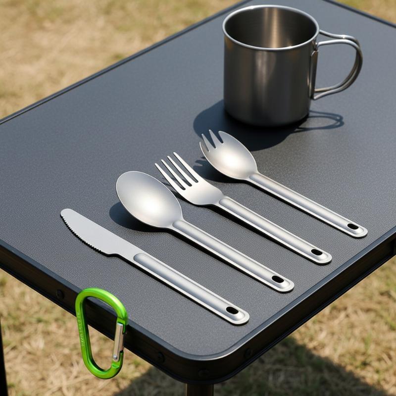 Przenośny tytanowy zestaw łyże – Camping Cooking Bundle recenzja i cena