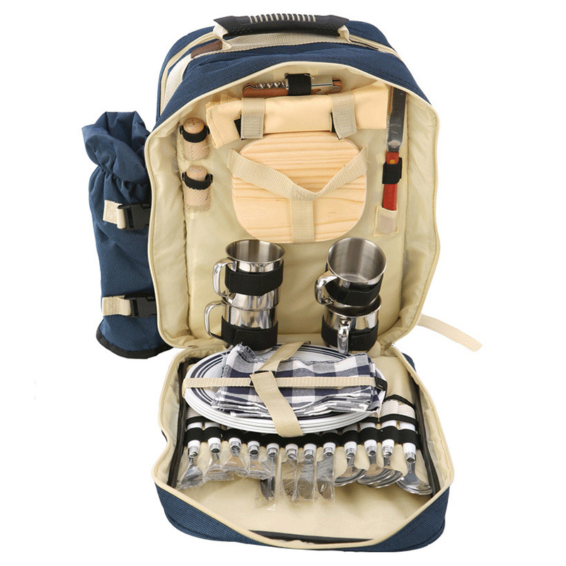 Przenośny 4-osobowy zestaw ple – Camping Cooking Set With Bag recenzja i cena