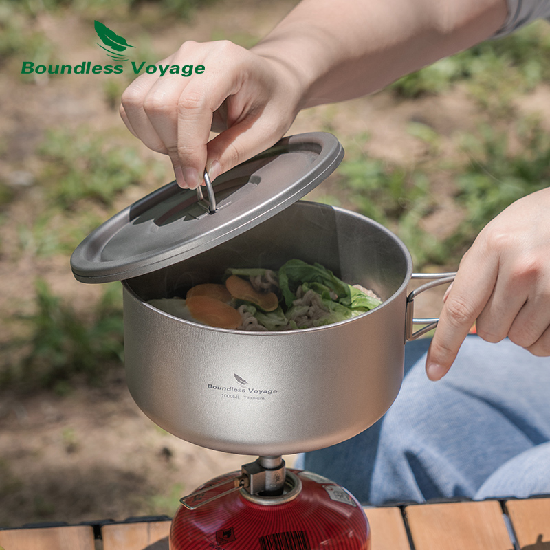 Boundless Voyage Tytanowy garn – Camping Cooking System recenzja i cena