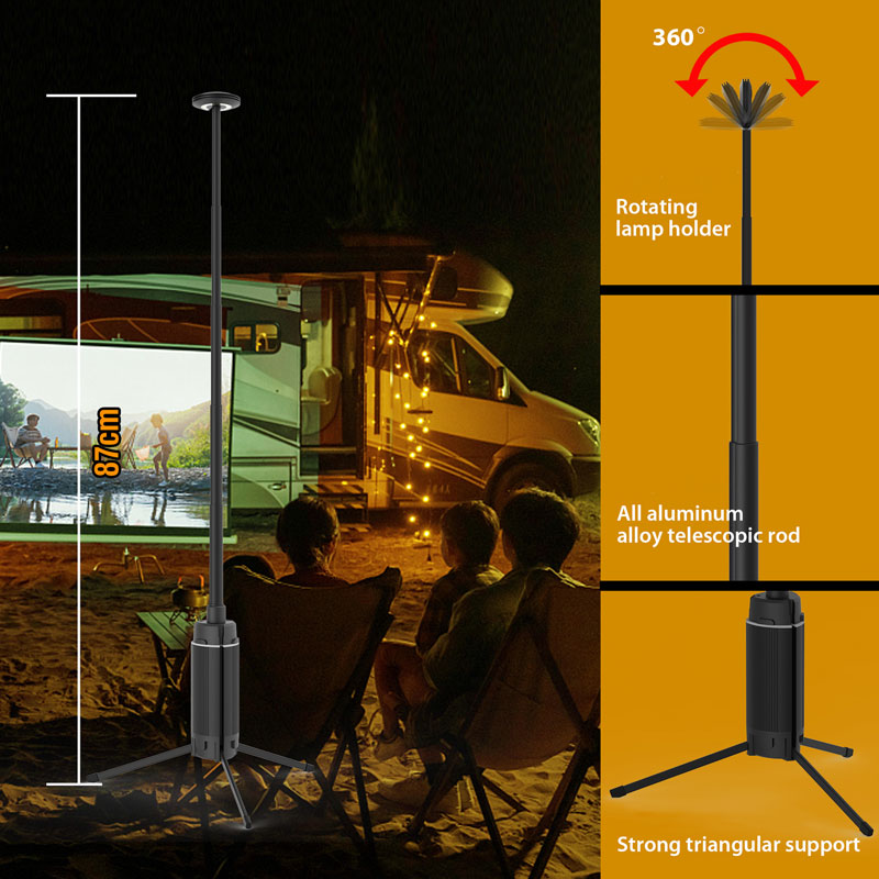 Przenośna latarnia kempingowa  – Camping Cooking Tripod recenzja i cena