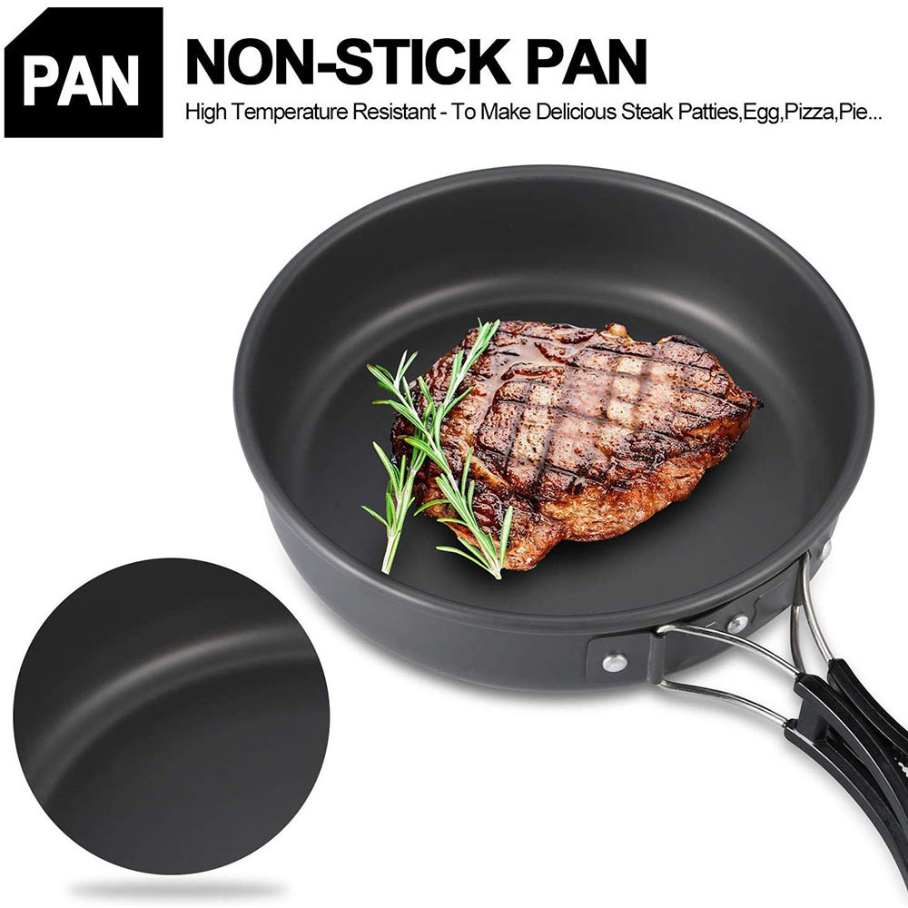Zestaw naczyń kuchennych do bi – Camping Cooking Sets recenzja i cena