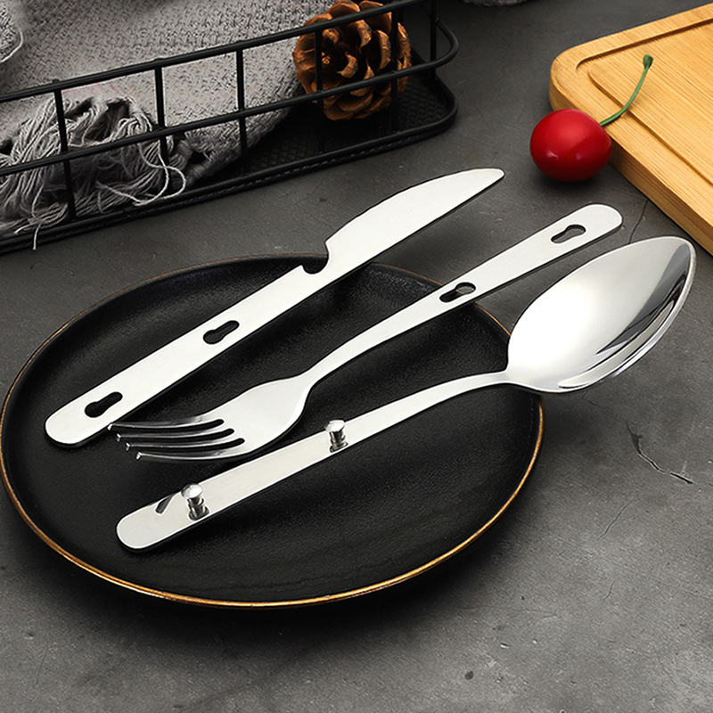 3 szt./zestaw Przenośne sztućc – Camping Cooking Bundle recenzja i cena