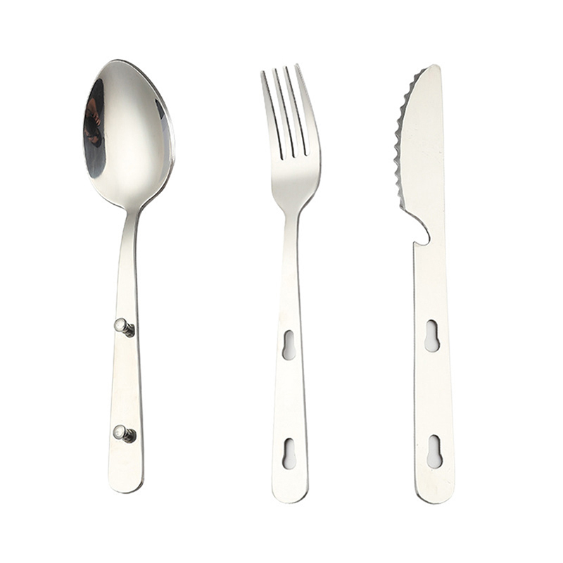 3 szt./zestaw Przenośne sztućc – Camping Cooking Bundle recenzja i cena